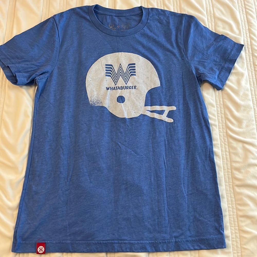 Blue Whataburger Tee